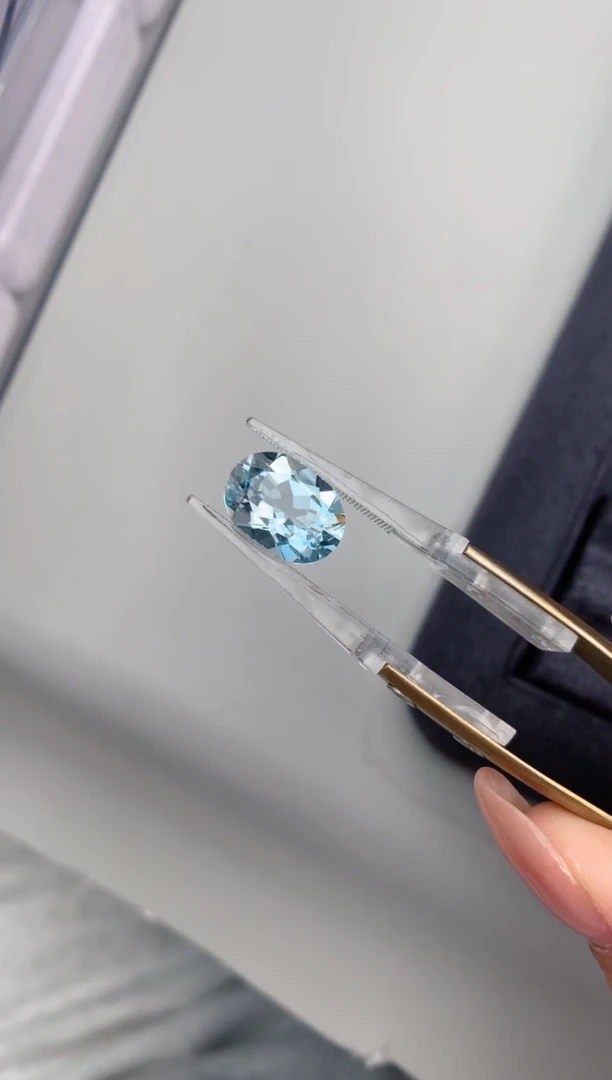裸石海蓝宝石3.9ct海蓝宝   定制    FE