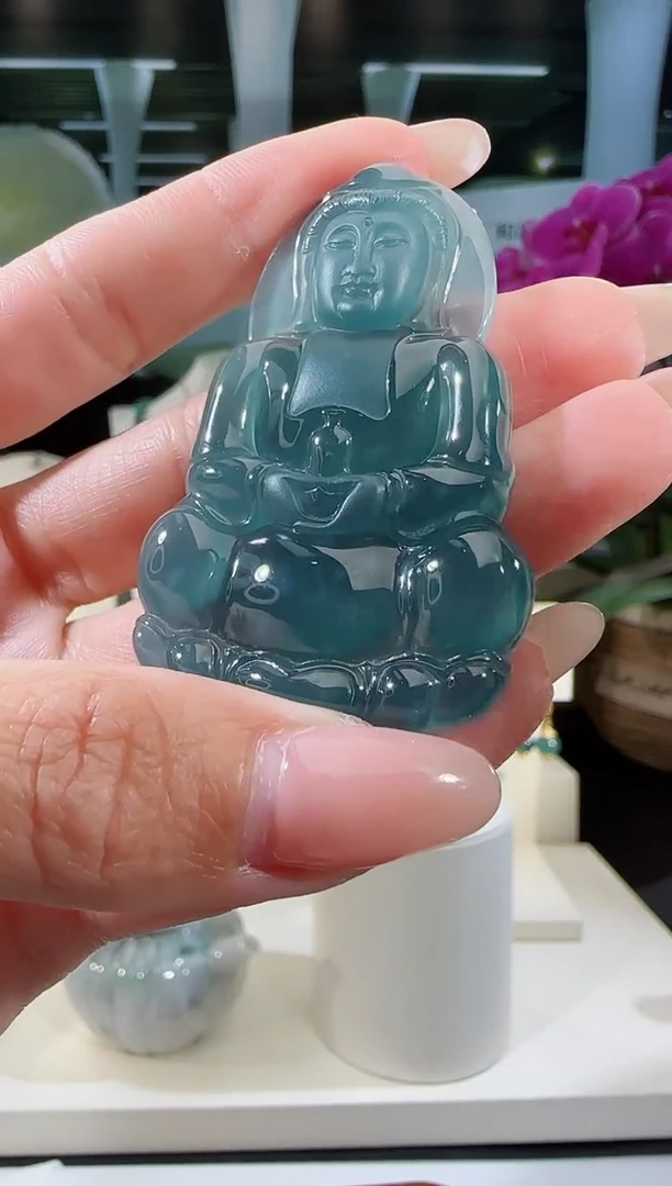 【闪购商品】翡翠吊坠(不含链)未镶嵌观音