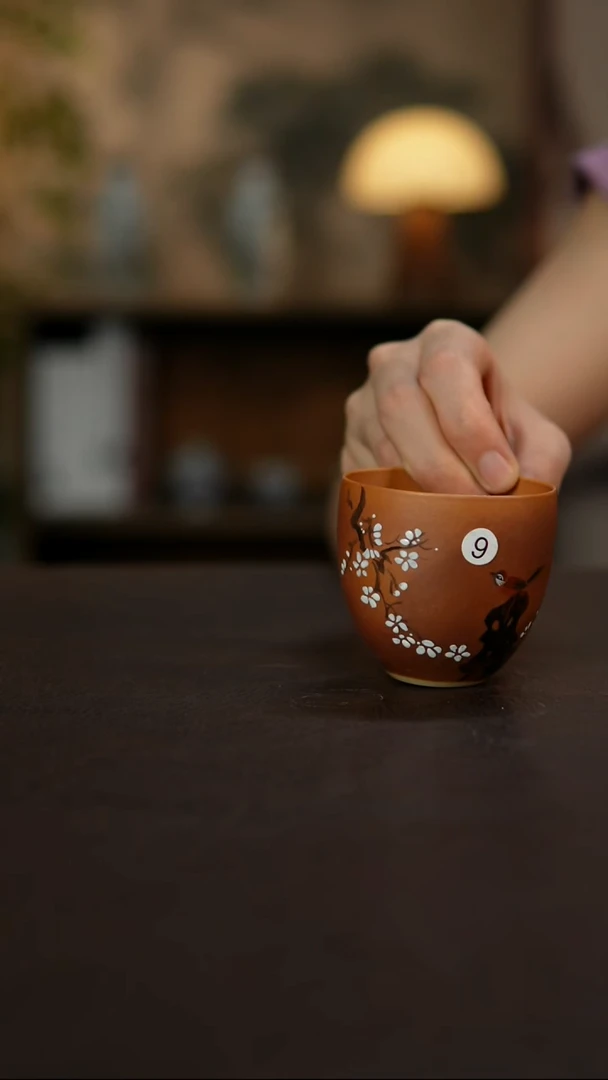 杯景德镇陶瓷杯碗柴烧多人