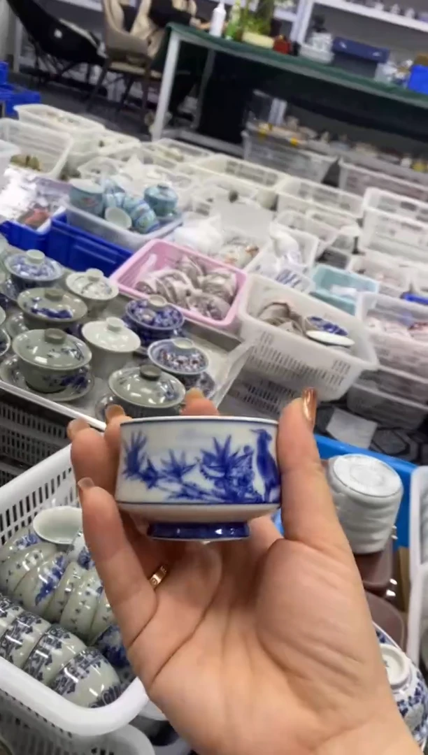 杯景德陶瓷茶具小的容量约50