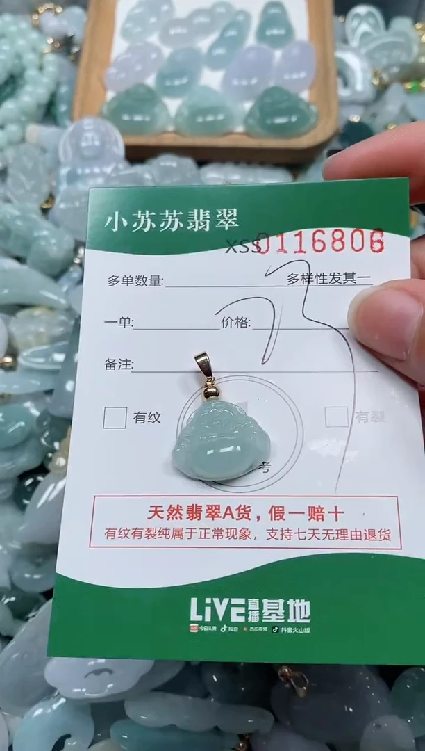 【闪购商品】翡翠颈饰未镶嵌闪购商品0116806