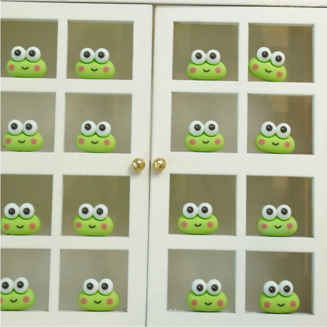 【小掌柜推荐－大眼睛小青蛙mini】DIY创意树脂食玩手工摆件配饰