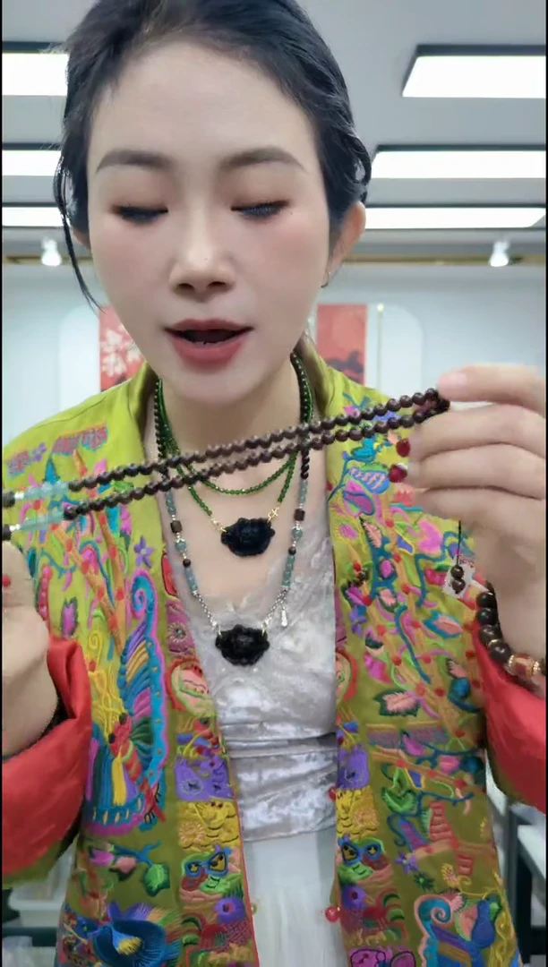 【闪购商品】香榧木0841东帝汶黑色长链