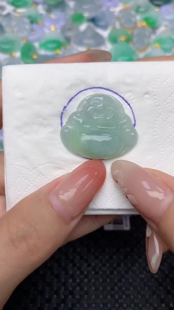 翡翠未镶嵌颈饰天然翡翠a货