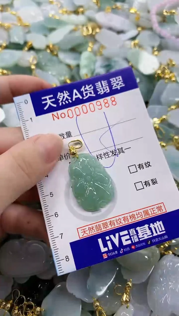 颈饰未镶嵌翡翠天然A货翡翠