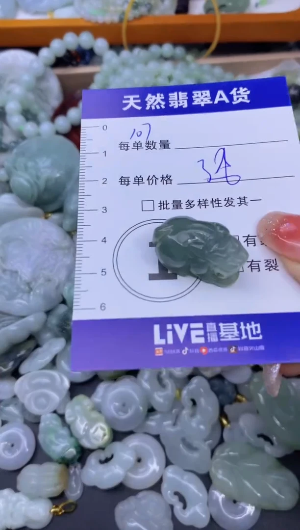 颈饰未镶嵌翡翠天然翡翠A货批量多样性发一件