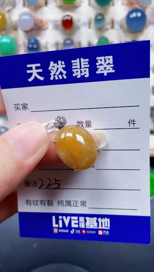 颈饰银S925镶嵌翡翠225