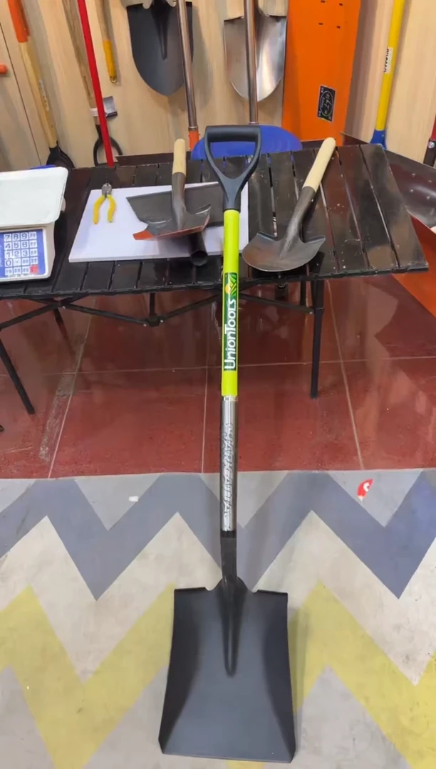 柠檬黄色外贸一体平锹