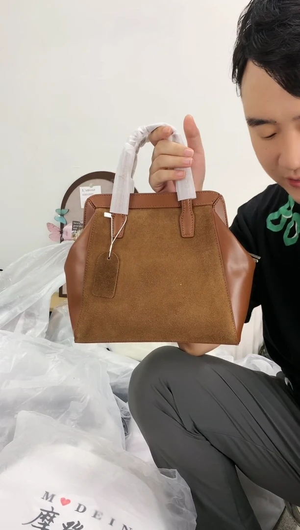 牛皮（革）[锦尚]高货女包捡漏编码 翻毛皮