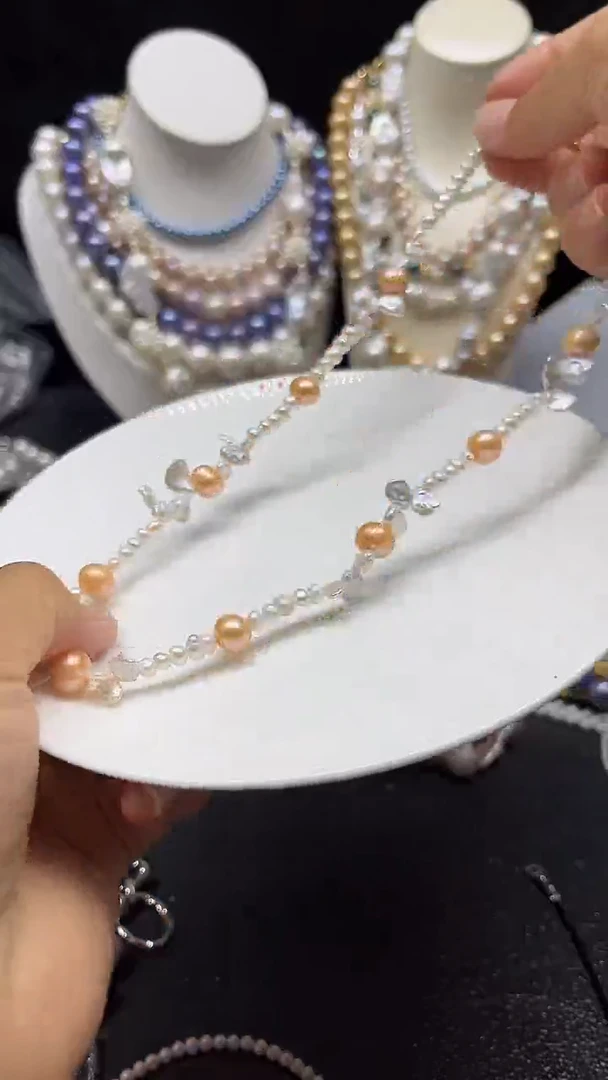 颈饰未镶嵌淡水珍珠多人