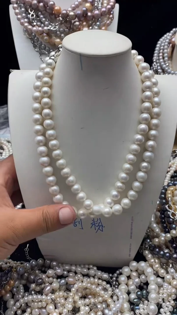 项链合金淡水珍珠1