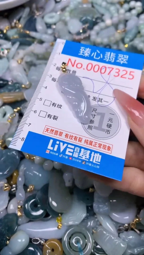 【闪购商品】翡翠颈饰未镶嵌含绳0007325
