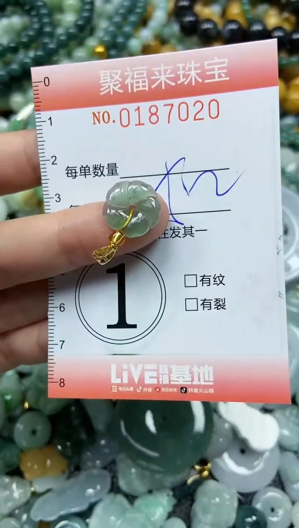 翡翠未镶嵌颈饰闪购0187020