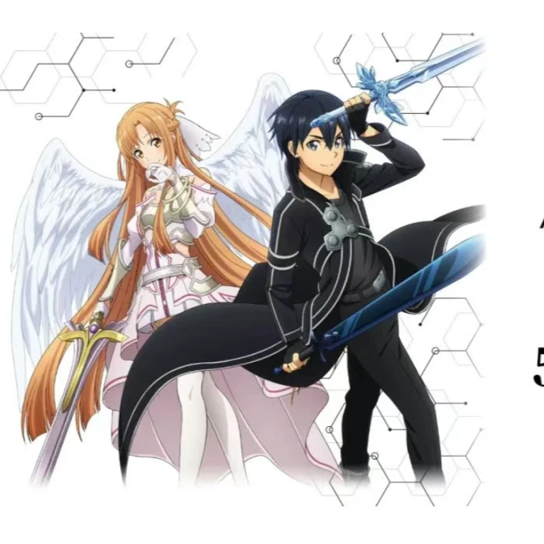 【WSC简中刀剑神域10周年动画盒】黑白双翼中文收藏卡牌一盒（拆盒）