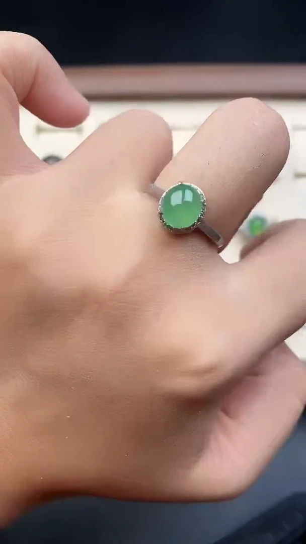 银S925镶嵌定制翡翠7485685