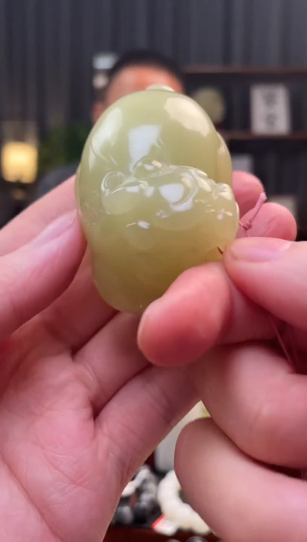 吊坠(不含链)未镶嵌和田玉手把件