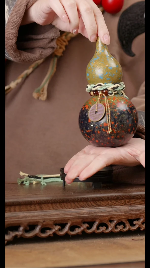 308号精品天然大漆酒葫芦一物一拍~