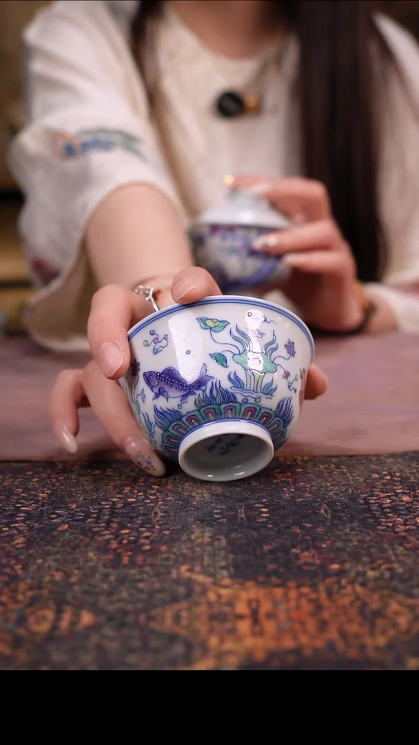 杯景德镇陶瓷杯碗柴烧多人hy37