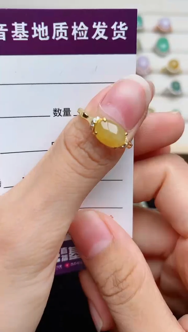 翡翠戒指银S925镶嵌....