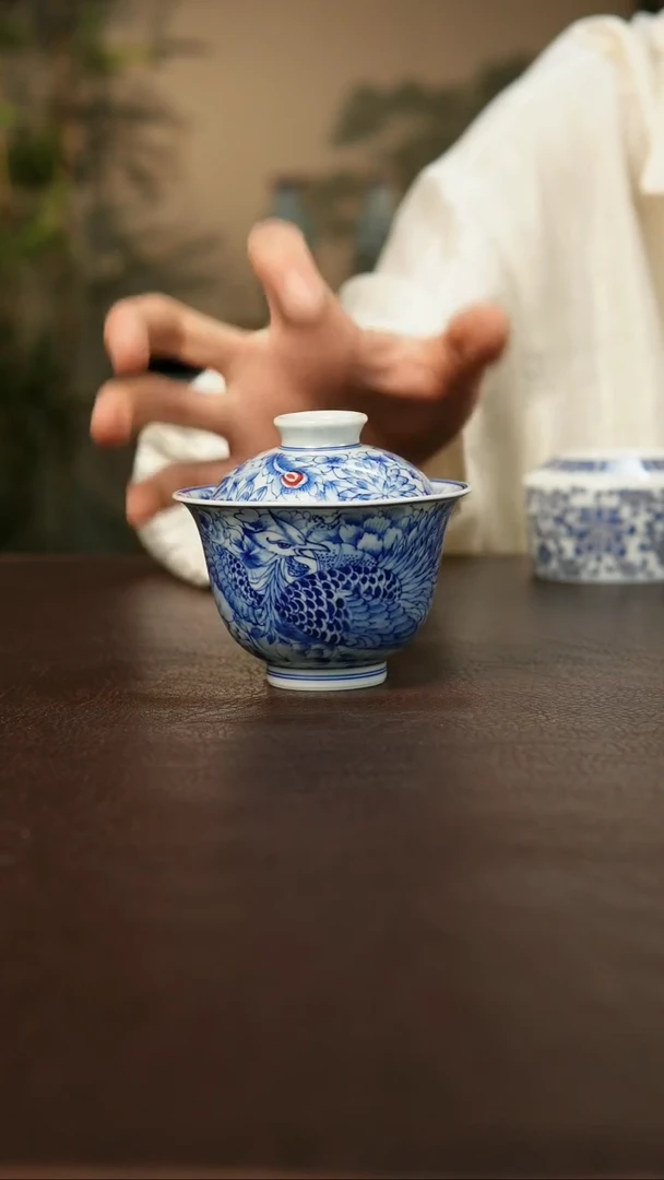 景德镇陶瓷杯碗柴烧多人