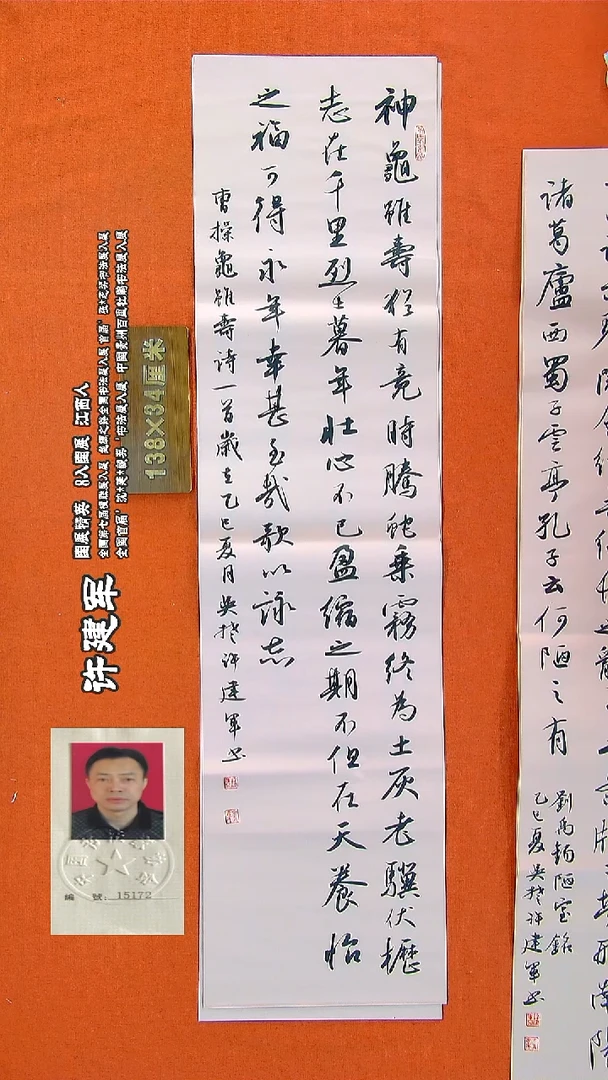 书法95a许建军书法作品