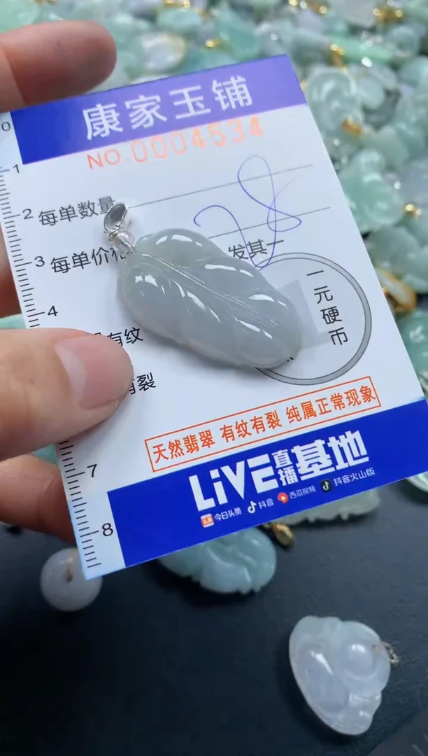 颈饰未镶嵌翡翠4534