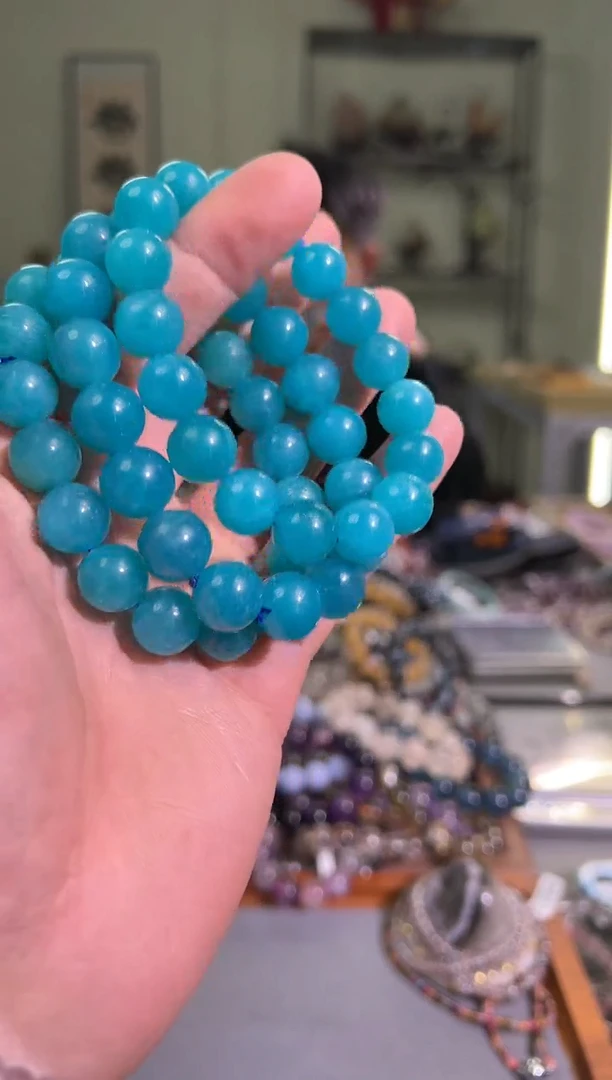 【闪购商品】天河石手串未镶嵌12+mm天河石手串（多样性发其一）