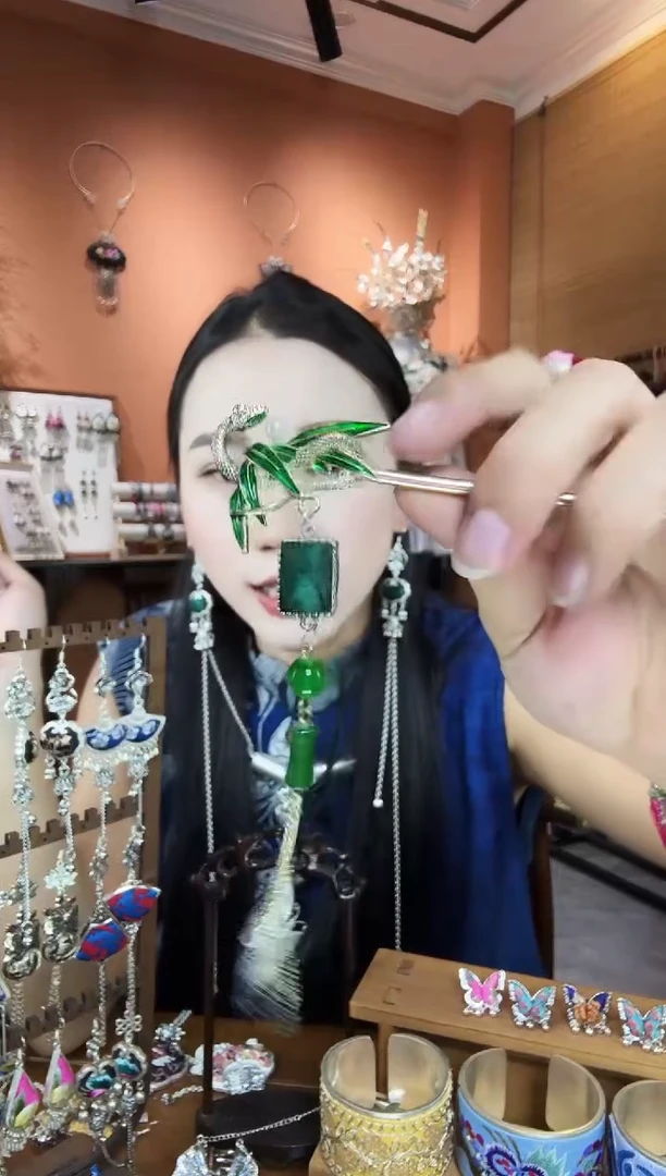 刺绣纯手工民族风簪子
