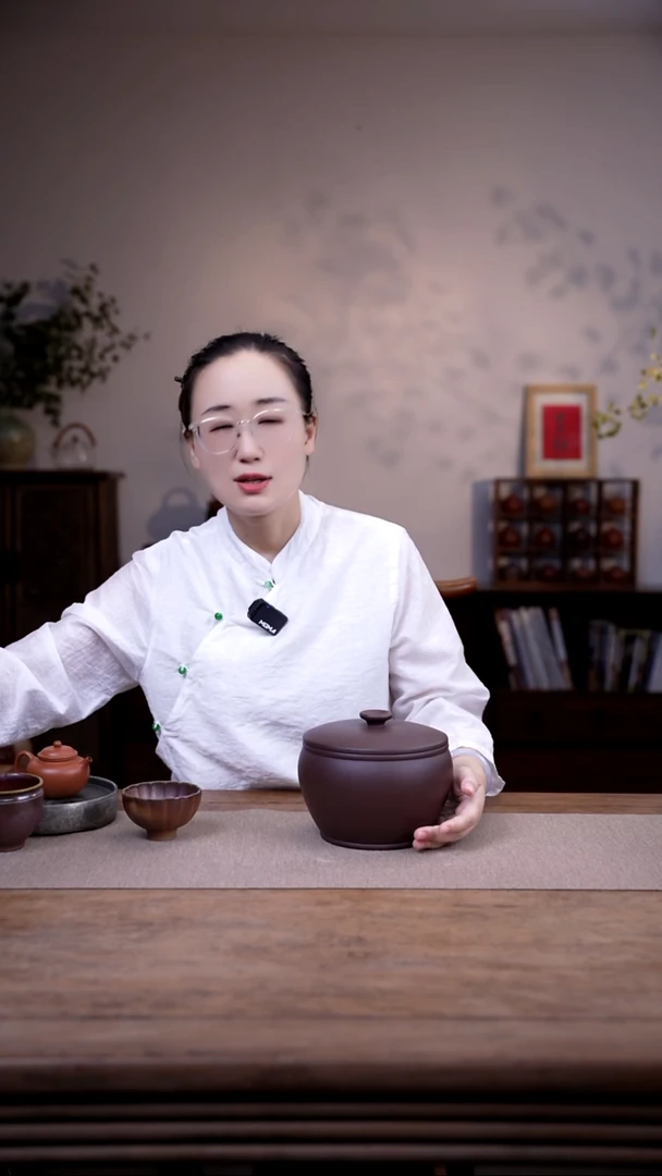 茶壶紫砂大口罐1斤