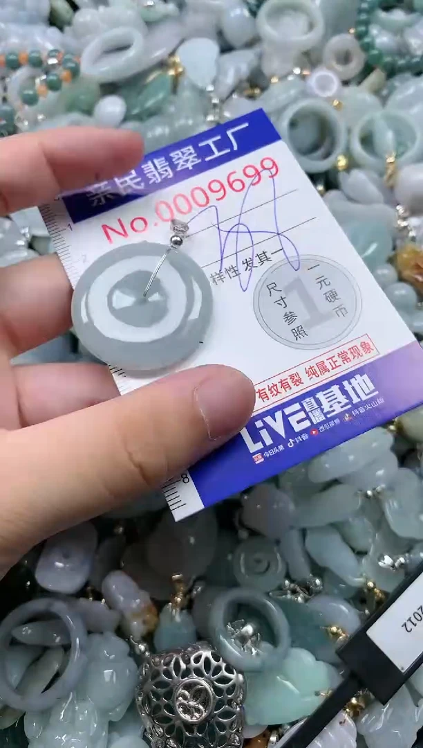 翡翠未镶嵌吊坠(不含链)9699