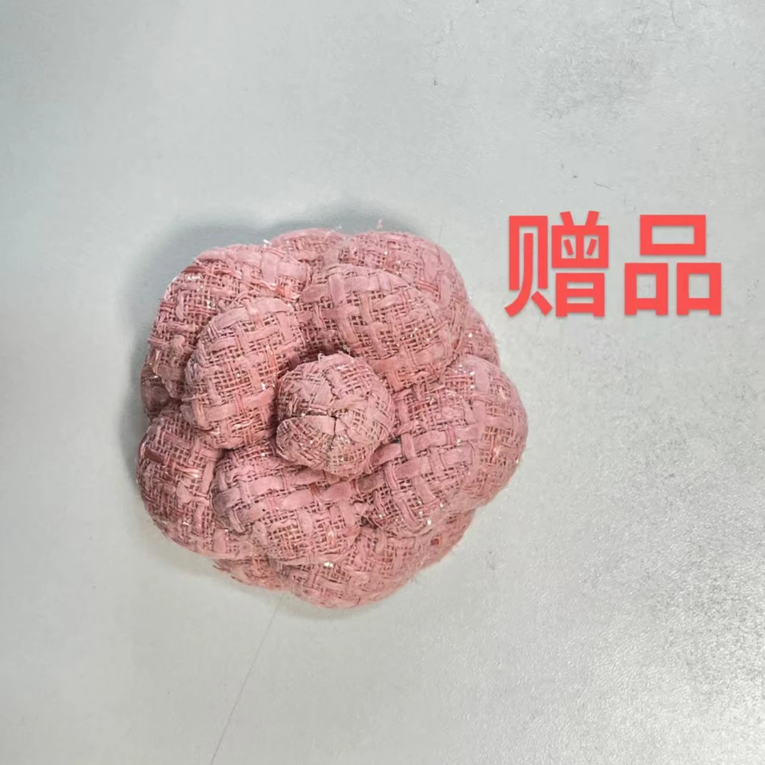 非金属布艺胸针 【赠品勿拍】 爱丽丝 手工时尚甜美可爱山茶花胸针