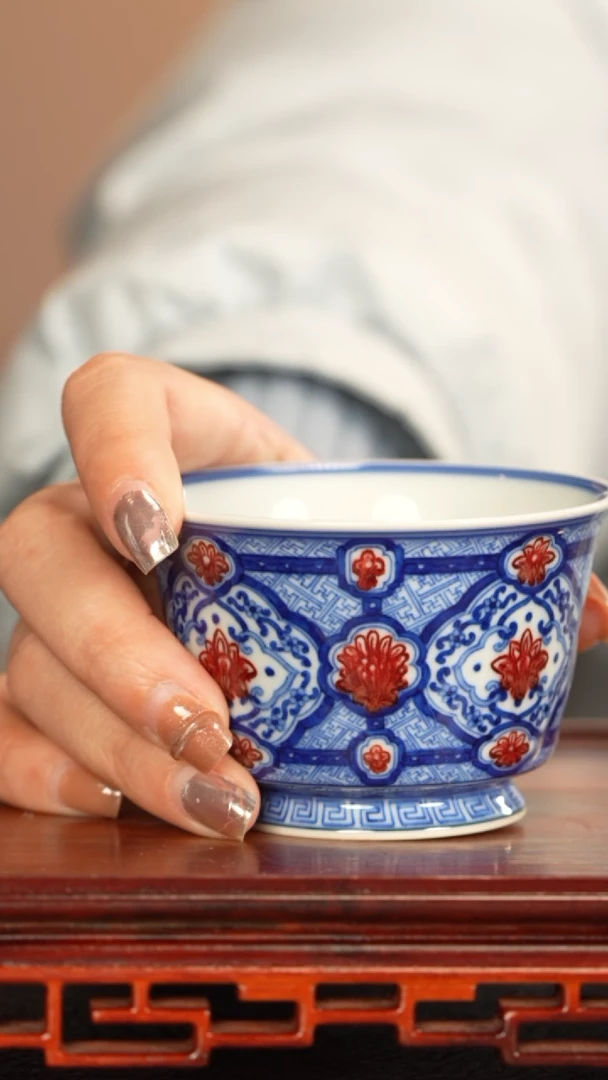 【闪购商品】杯子永明尚玩景德镇手工手绘陶瓷+-