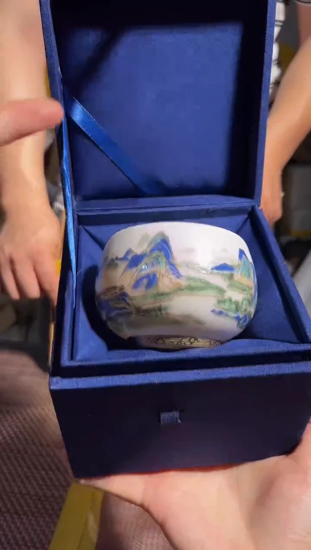 陶瓷茶具摆件旅行套组