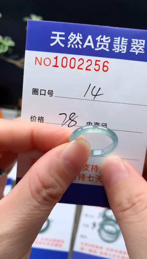 未镶嵌戒指翡翠14#