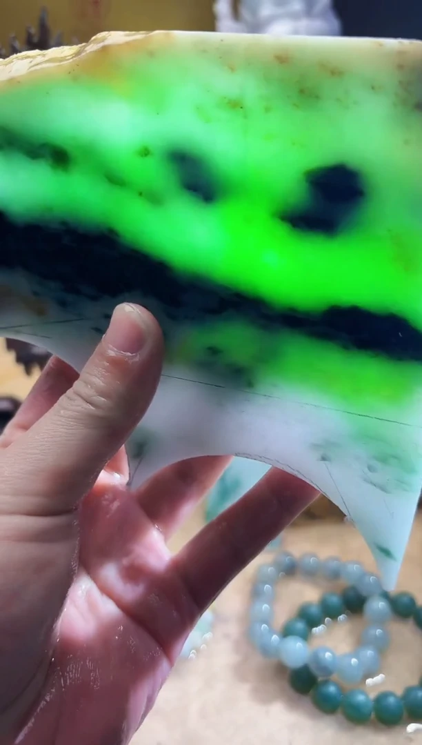 未镶嵌挂件翡翠A货张麦7502