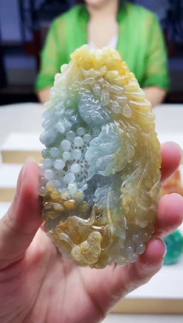 未镶嵌定制翡翠毛货09280225