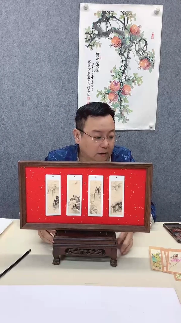 纸本手绘字画作品手绘字画作品（不带框）