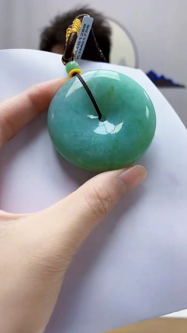 未镶嵌定制翡翠4688zm-毛货挂件扣子59