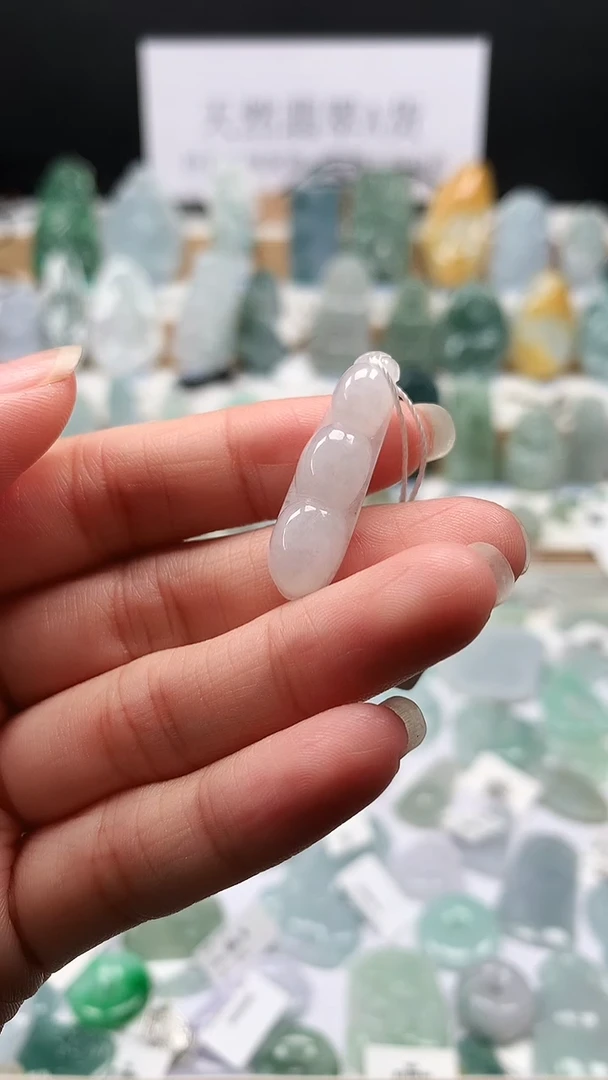 吊坠(不含链)未镶嵌翡翠50福豆