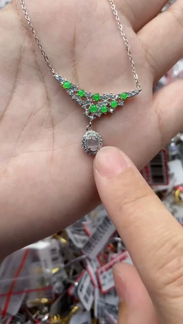 【闪购商品】翡翠戒指银S925镶嵌333333---10+++