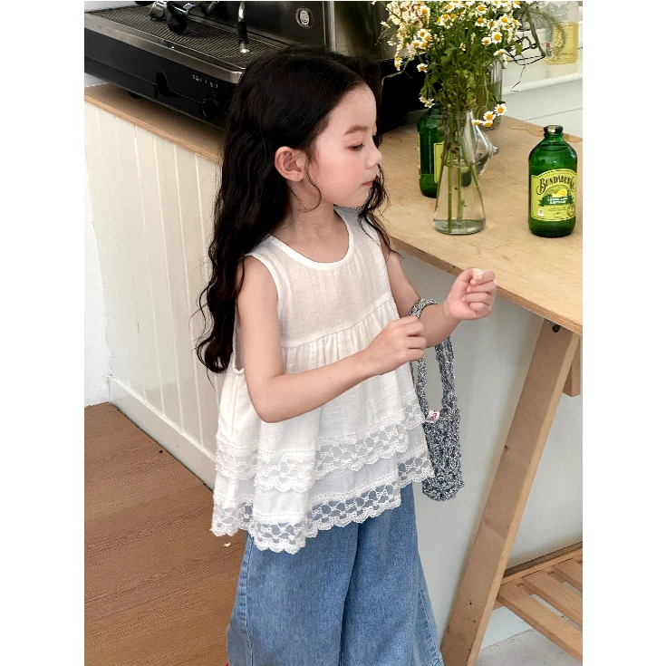 秘密花园2025夏季小清新蕾丝拼接娃娃衫套装X72+102