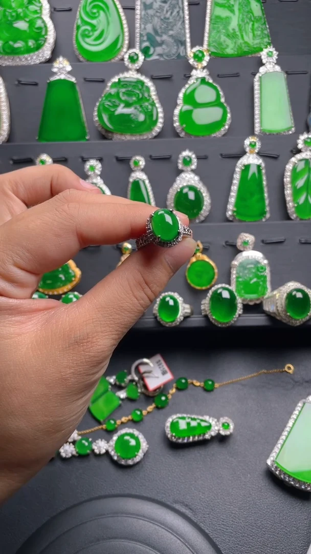 【闪购商品】翡翠戒指未镶嵌戒指1802