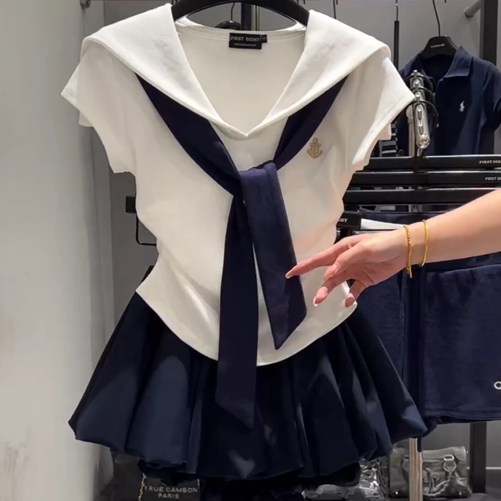 【小个子日常穿搭】夏季收腰显瘦上衣女+百搭短裙裤+花苞裙套装