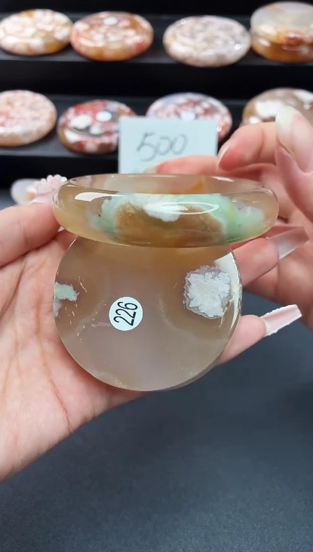 手镯玛瑙/玉髓未镶嵌石英质玉手镯