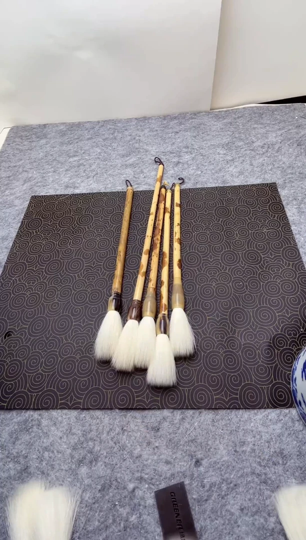 羊毫1支出锋5口径1.1  云妃杆牛角斗 【清水试笔 蘸墨不退】