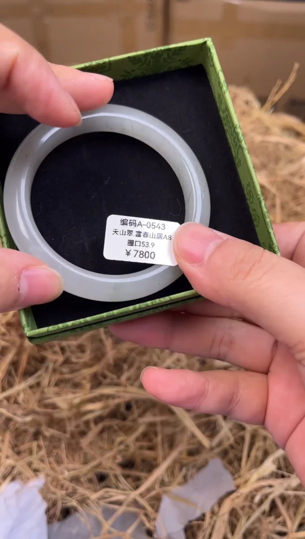 未镶嵌手镯石英质玉A-0543