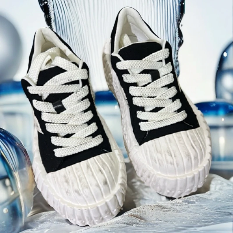 欧货高档新款男士潮流时尚休闲板鞋休闲鞋厚底低帮夏季百搭