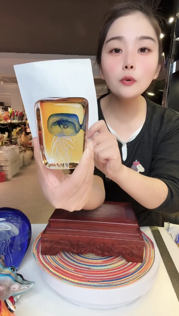 【闪购商品】茶盏纯手工非遗琉璃摆件家居摆件