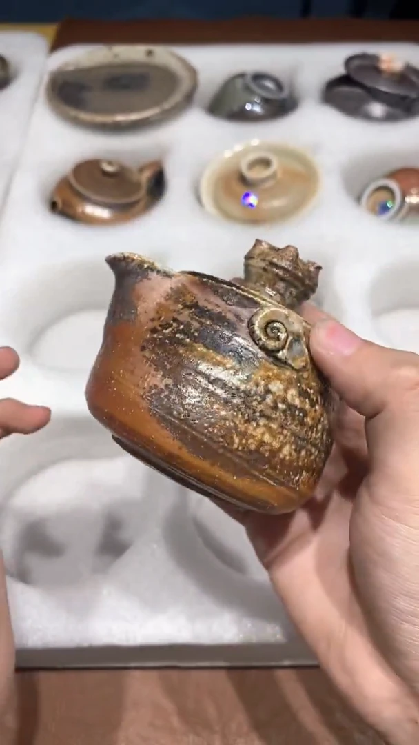 奢瓷/瑞寅柴烧茶器（宝瓶）065 微瑕