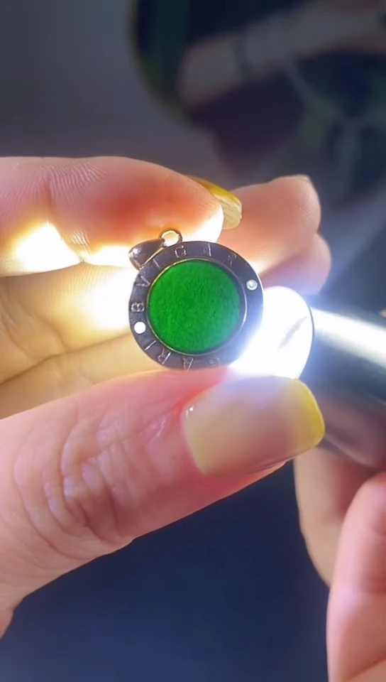 【闪购商品】翡翠颈饰银S925镶嵌翡翠00000015